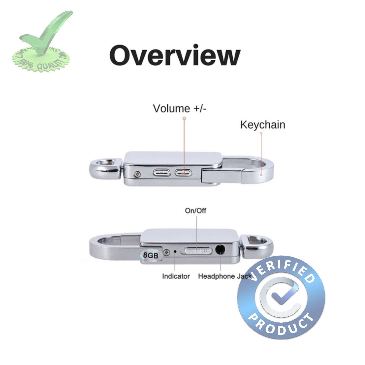 8gb 90hrs Spy Audio Sound Voice Recorder in Keychain 8gb 90hrs Spy Audio Sound Voice Recorder in Keychain